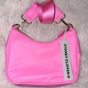 Stoney clover lane bubblegum curved crossbody bag